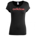 adidas QQR Logo T Shirt Ladies